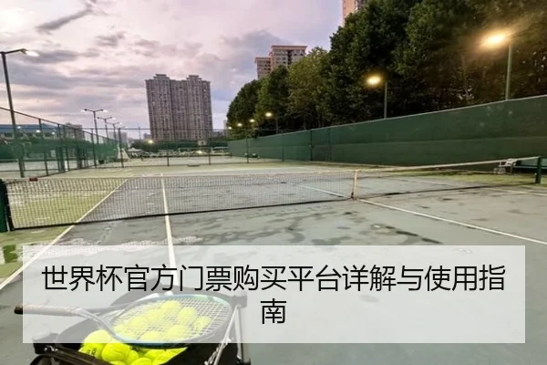 世界杯官方门票购买平台详解与使用指南